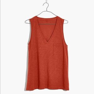 Madewell cotton V-neck